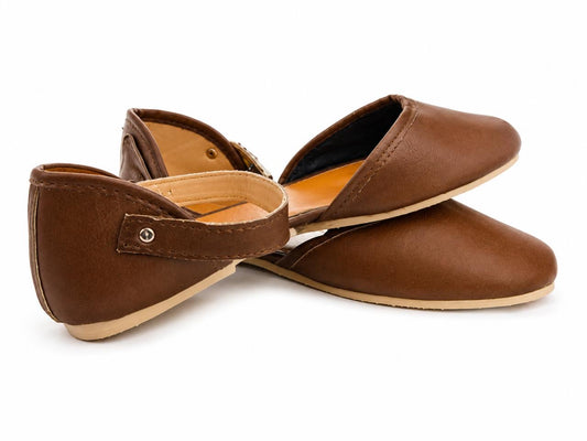 Baby doll leather shoes