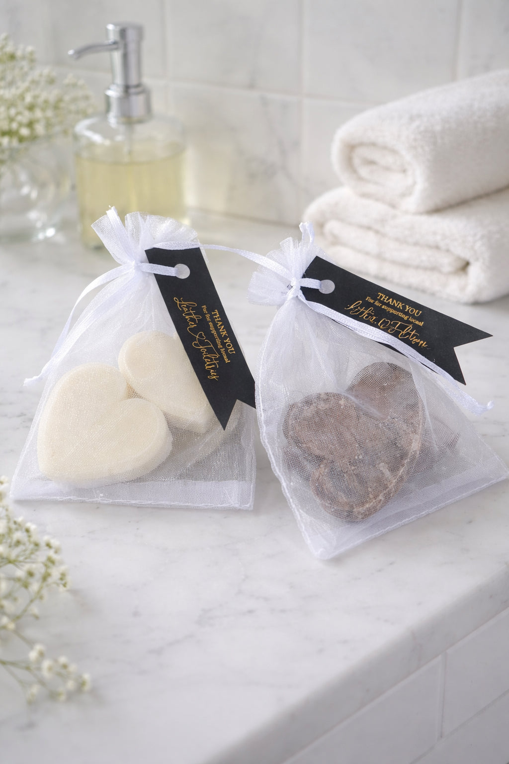 locaal all natural ingredients heart shaped Soap