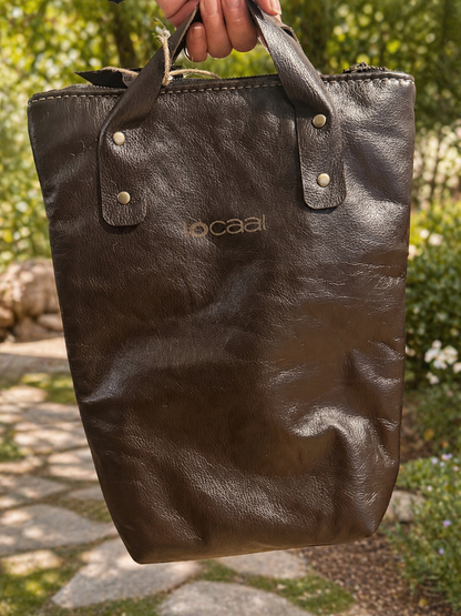 Wine bag cooler with insulation.