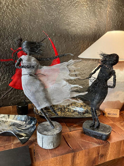 Tofu wire Sculptures