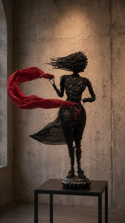Tofu wire Sculptures