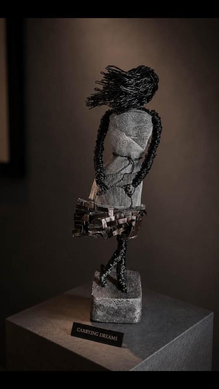 Tofu wire Sculptures