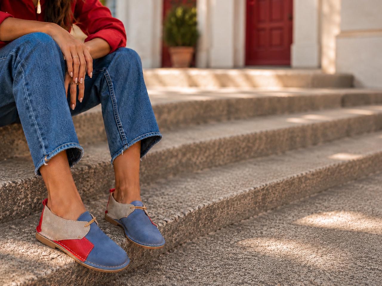 Funky coloured Vellies