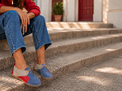 Funky coloured Vellies