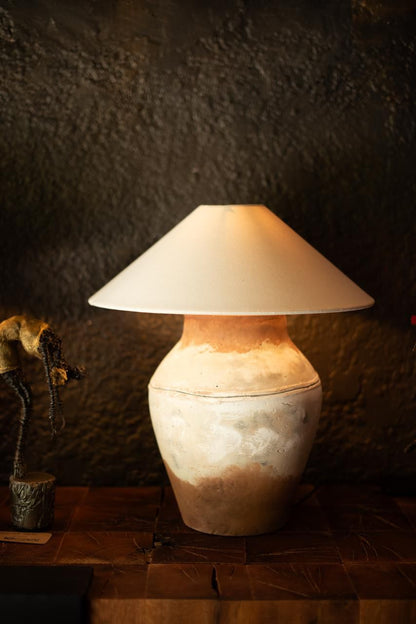 Ceramic lamps. 400mm -500mm high.