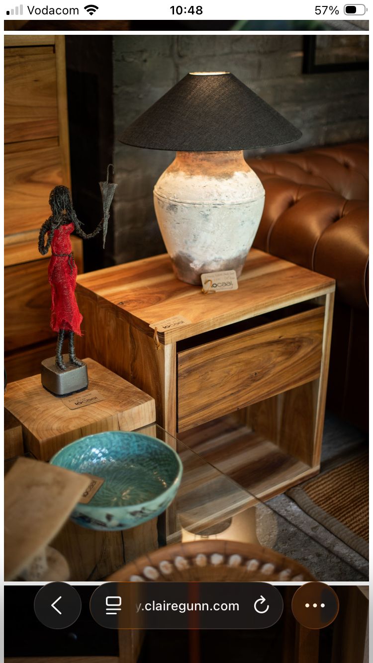 Ceramic lamps. 400mm -500mm high.