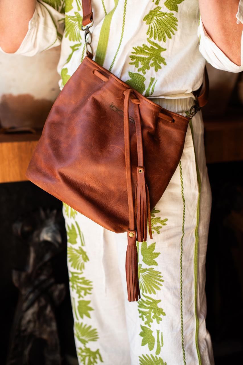 100% Leather Handbag-Tessa
