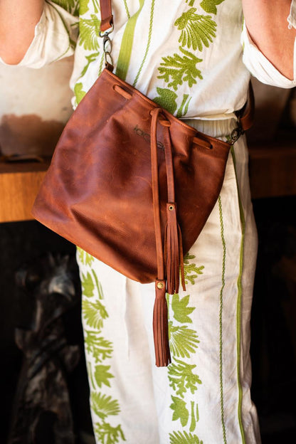 100% Leather Handbag-Tessa