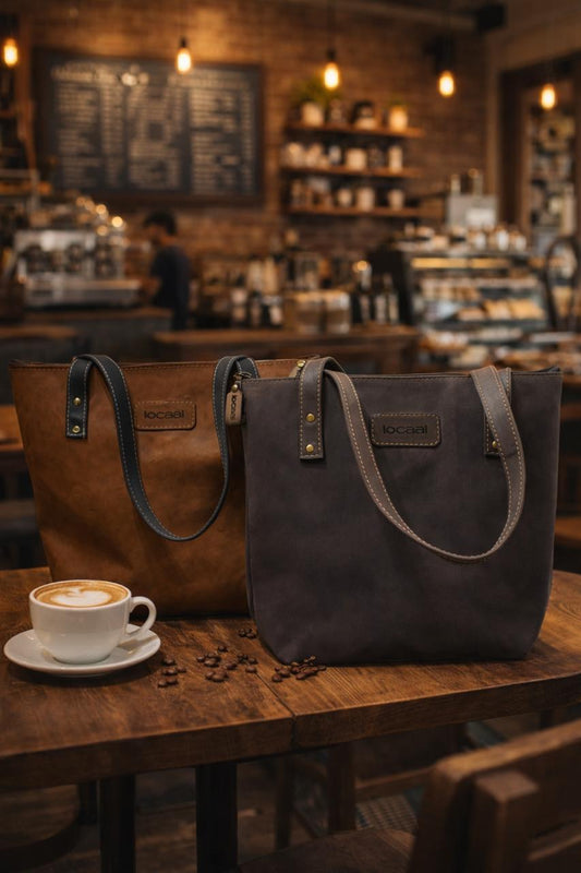 locaal 100% Leather Hannah Tote Handbag