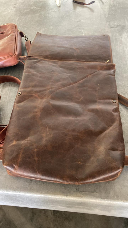 100% Leather Lala Laptop Back pack