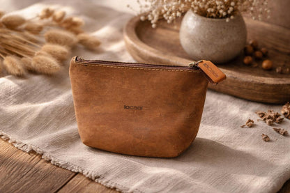 locaal 100% Leather Makeup Bag